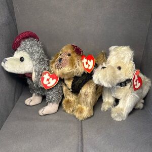 TY Attic Treasures Collection Plush Trio